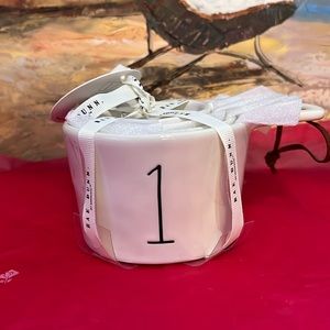 Rae Dunn 
set a four measuring cups